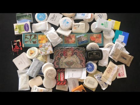 Видео: SOAP Hotel opening HAIL | Unpacking soap | Распаковка отельного мыла | (no talking) # 502