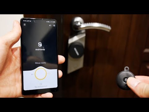 Видео: Умный дом. Накладка Xiaomi Sherlock S2 на дверной замок