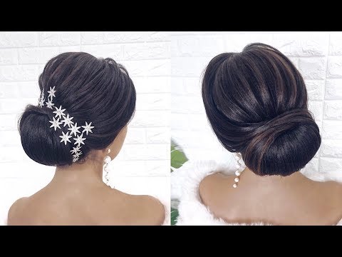 Видео: ГЛАДКИЙ НИЗКИЙ ПУЧОК НА ДЛИННЫЕ ВОЛОСЫ |  SLEEK LOW BUN TUTORIAL | PEINADO CHIGNON