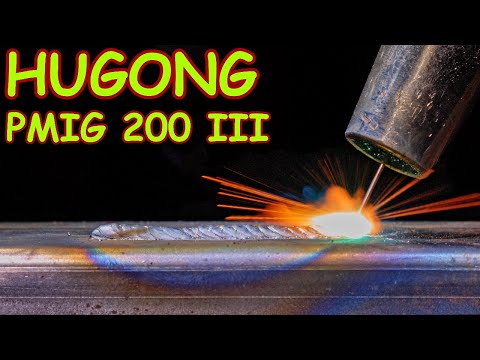 Видео: The best semi-automatic for aluminum welding // HUGONG PMIG 200 III.  Для сварки алюминия - самое то