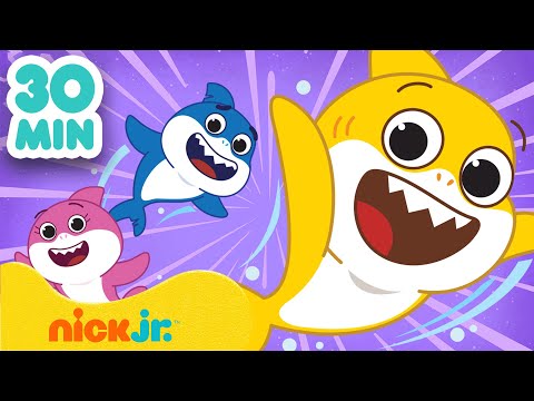 Видео: Большое шоу Акулёнка | 30 МИН. лучших песен Акуленка | Nick Jr. Cyrillic