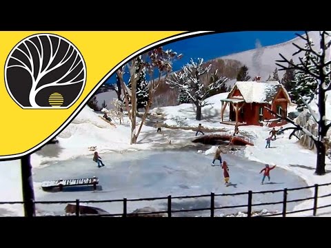 Видео: Модель снега и льда | Лесные пейзажи® | Модельный пейзаж