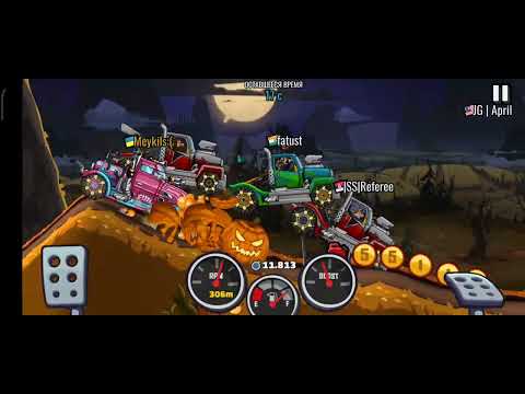 Видео: Прохожу испытания на хеллоуин в Hill climb racing 2.