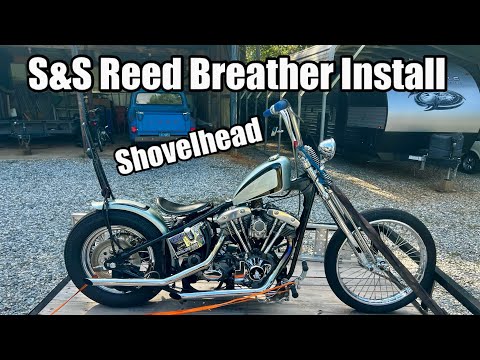 Видео: Установка сапуна S&S Reed Breather — измельчитель Shovelhead FXR