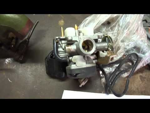 Видео: впускной коллектор на уд 25 к карбюратору от скутера 150сс