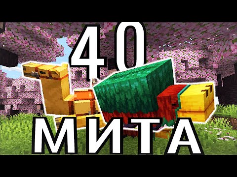 Видео: 40 МИТА ЗА 1.20 Minecraft