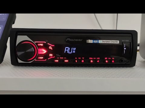 Видео: Pioneer MVH-180UB с установленным Bluetooth модулем.