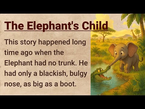 Видео: Приключения слонёнка | Изучайте английский язык через истории, уровень 1