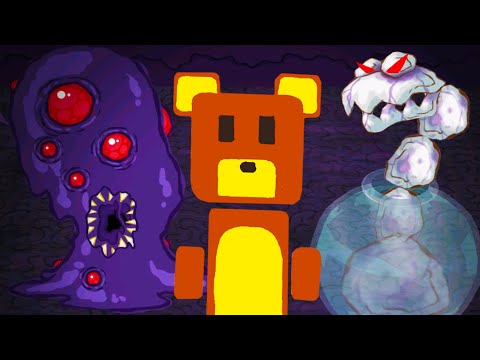 Видео: Мишка Кид из Super Bear Adventure vs Фиолетового Монстра #8 Новая Концовка Draw a Stickman EPIC 2