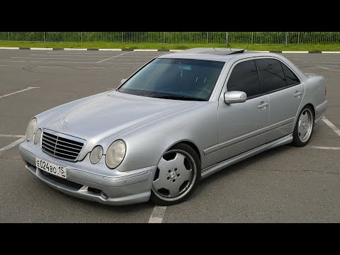 Видео: MB w210 E55 AMG. Вот для ЧЕГО он был создан! Тест-драйв горячего немца.