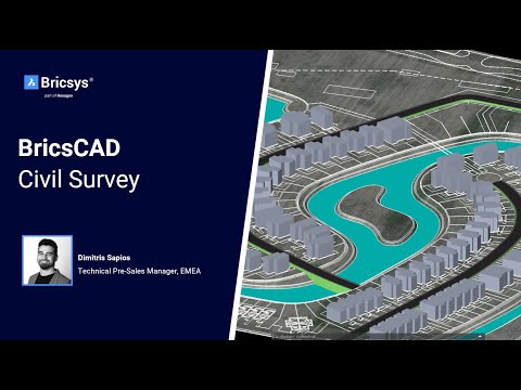 Видео: Рабочие процессы в BricsCAD: от данных геодезии до поверхностей TIN и расчетов объемов. Вебинар п...