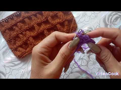 Видео: Дуже цікавий візерунок спицями.