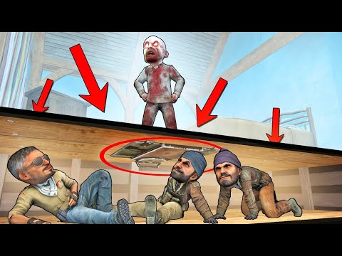 Видео: ЭТОТ СЛЕПЫШ НЕ МОЖЕТ НАС НАЙТИ! УГАРНЫЕ ПРЯТКИ В CS:GO.