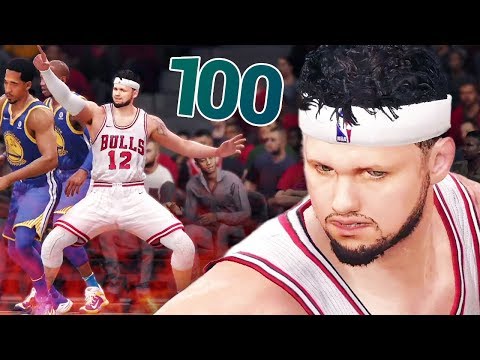 Видео: МАКС-ПУЛЯЛКА!!! 100 ОЧКОВ ПРОТИВ ГСВ! ● NBA Live 18 The One ● КАРЬЕРА #16