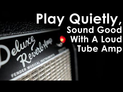 Видео: Как тихо играть на Deluxe Reverb дома и звучать хорошо!