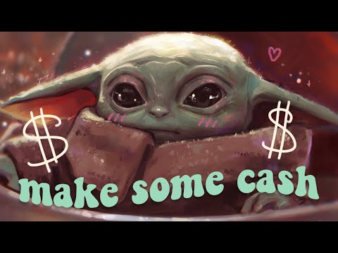 Видео: Как зарабатывать на творчестве? ♡ 12 способов! ♡ (+беби йода^^)