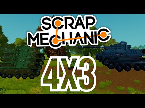 Видео: 2 КВ-1 vs Тигр | Scrap Mechanic