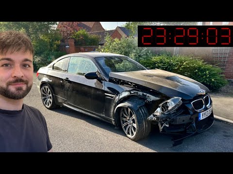 Видео: Я купил аварийный BMW E92 M3 и попытался восстановить его за 24 часа.
