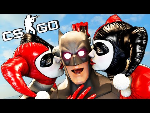 Видео: ХАРЛЕЙ КВИН VS ЛЕТУЧАЯ МЫШЬ - МАНЬЯК КСГО