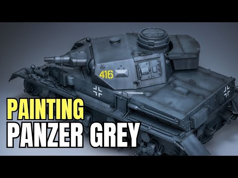 Видео: Аэрография Panzer Grey: пошаговое руководство по рисованию. Тамия 1/35