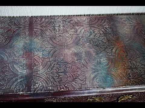 Видео: Тебеширена боя, Смесване с тампон, начинаещи, суха четка