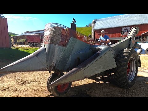 Видео: Как работает кукурузоуборочный комбайн? Полное руководство по сбору кукурузы Idea 319! Урожай 202...