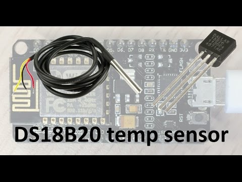 Видео: DS18B20  NODEMCU (ESP8266)  BLYNK = подключение герметичного датчика температуры