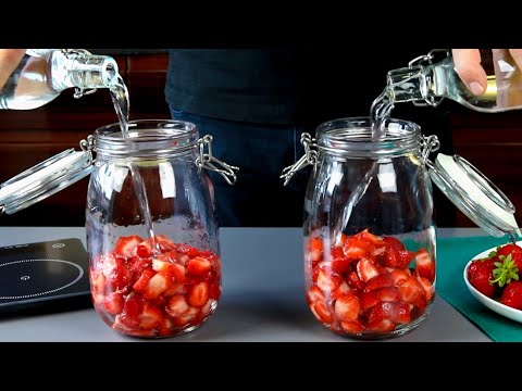 Видео: 2 Ликера из Клубники! Как приготовить Итальянский Кремовый Клубничный Ликёр дома!