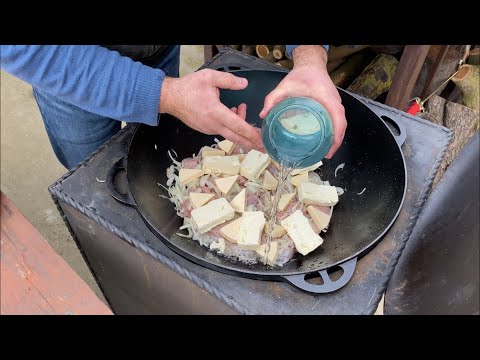 Видео: Блюдо которое покорит всех, индейка По-кремлевски в казане на костре