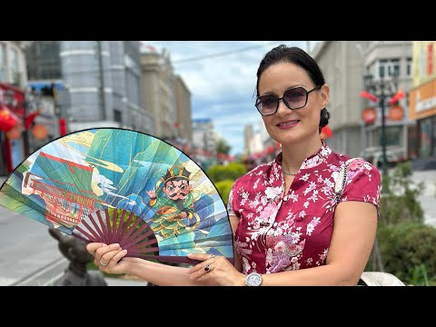Видео: Шопинг в ХЭЙХЭ. Невероятный Китай. Красивая одежда. Еда на улице. Шикарные фрукты.