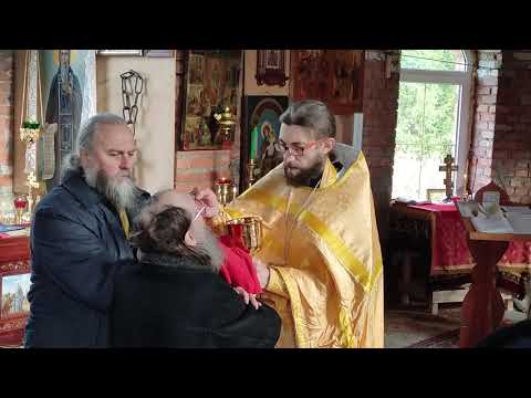 Видео: Первая литургия/First liturgy of Father Jerome