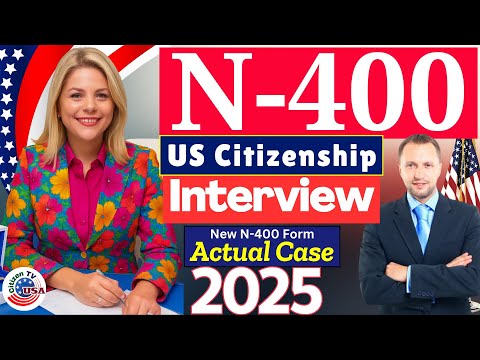 Видео: Новое 2025 г., настоящее собеседование на получение гражданства США, собеседование и тест на нату...