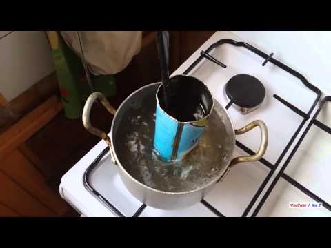 Видео: Нюансы ножеделания: пропитка рукояти на водяной бане