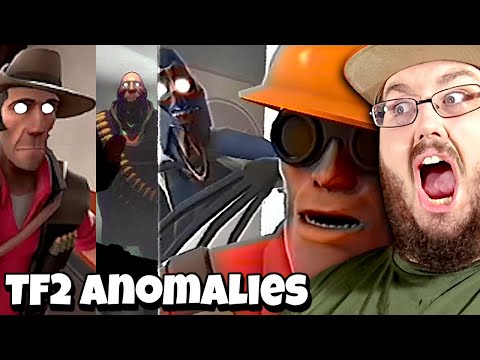 Видео: Смотрю все видео с аномалиями в TF2!!! Реакция на страшные найденные кадры из Team Fortress 2!!!