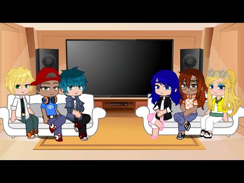 Видео: 🎐//Реакция Леди Баг и Супер Кот на будущего парня Маринетт// Парень × Мицуя Такаши//🎐