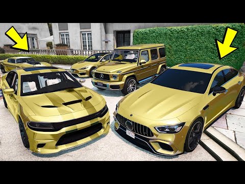 Видео: УГНАЛ КУЧУ ЗОЛОТЫХ ЧИТ ТАЧЕК ЗА 180 СЕКУНД! БИТВА ВОРОВ ГТА 5! ОБЗОР МОДА В GTA 5!