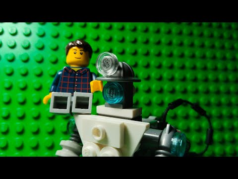 Видео: Lego самоделки: робот-шахтёр