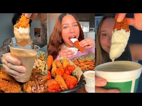 Видео: Подборка TIKTOK Mukbang | Wingstop, Chipotle, In-N-Out, Chipotle и другие!