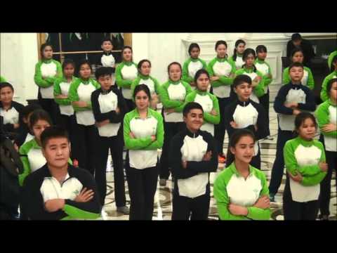 Видео: "Алға, Қазақстан!" Флэшмоб  НИШ ХБН г. Шымкент