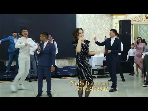 Видео: Супер тамада Сабыржан Тиманың тойын жарды #Нұрсұлтантой #Nursultanevent #супертамадаСабыржан #Бижары