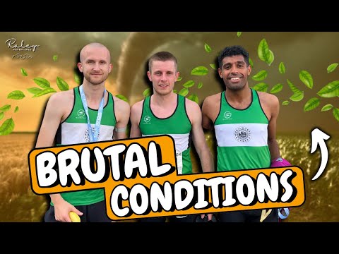 Видео: Встреча лицом к лицу в шторм! Гонка Alcester 10K с Гарри