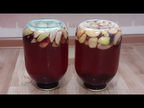 Видео: Компот из яблок и смородины | Легко и просто!
