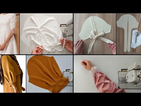 Видео: 🔥[ 4 ] Различные дизайны рукавов для любителей шитья Техники шитья