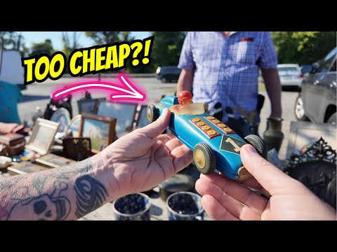 Видео: СЮРПРИЗ с блошиного рынка! Никогда не догадаетесь, что он хотел за него!