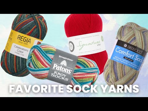 Видео: Ваши ТОП-12 вариантов пряжи для носков!