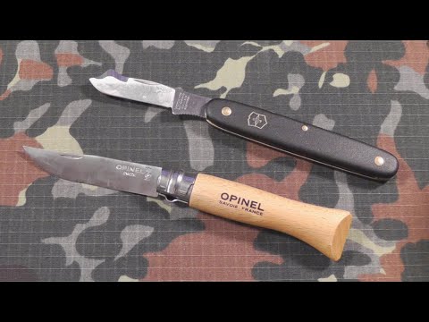 Видео: Про прививочные ножи: Victorinox Felco vs Opinel No 6