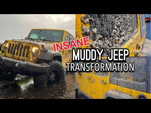 Видео: Глубокая очистка самого грязного джипа на свете! Полное преображение автомобиля!