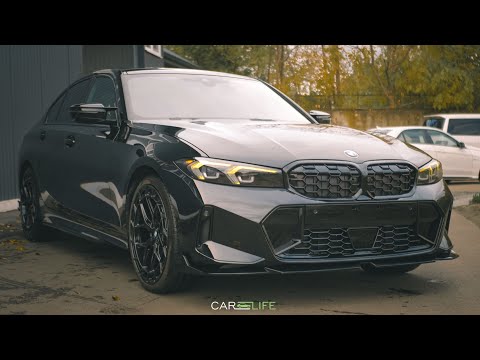 Видео: BMW 330 G20 - Установка уникального обвеса из Китая! #bmw #mpower #детейлингцентр