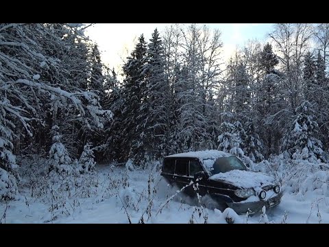 Видео: Офф роад перед рождеством. Покатушки на уаз патриот в зимний лес.