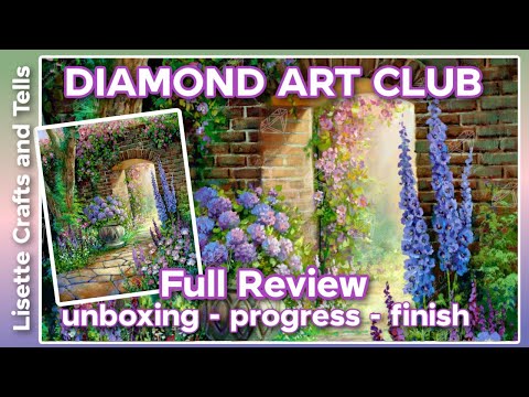 Видео: Полный обзор DIAMOND ART CLUB: Poet's Retreat — для любителей КОНФЕТТИ